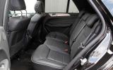 Mercedes-Benz M-Class rear seats