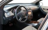 Commanding driving position and  top-notch quality up front Mercedes-Benz R-Class interior