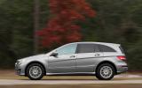 R-class more capable than fun to drive; shame ride on large wheels was unsettled on rough roads Mercedes-Benz R-Class side profile