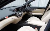 Driving position, seat support and range of adjustment are hard to fault Mercedes-Benz S-Class interior
