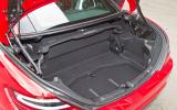 Boot holds 225 litres with roof down, 335 with it up — not bad by class standards Mercedes-Benz SLK boot space