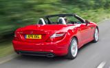 This powertrain is objectively pretty good, it’s just not enjoyable enough Mercedes-Benz SLK rear quarter