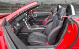 AMG Sport trim includes very effective sports seats with good lateral support Mercedes-Benz SLK interior