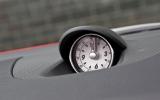 Analogue clock on top of the dash looks a little out of place Mercedes-Benz SLK analogue clock