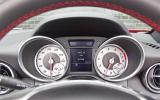 Dials look good and are easily to read but a colour central info screen would be useful Mercedes-Benz SLK instrument cluster