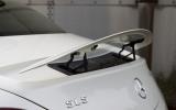 Spoiler extends at 70mph and retracts again at 50mph Mercedes-AMG SLS rear wing
