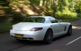 No question the SLS has genuine supercar pace Mercedes-AMG SLS rear quarter