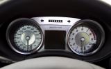 Dials are a low point: simple to read but disappointingly average to look at Mercedes-AMG SLS instrument cluster