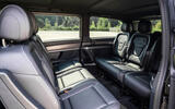 Mercedes Benz V Class 2025 Review rear seats 0042