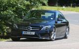 Mercedes-Benz C-Class cornering