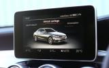 Mercedes-Benz C-Class infotainment screen