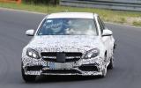 no title Mercedes starts early testing on new C63 AMG coupe