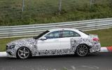 no title Mercedes starts early testing on new C63 AMG coupe