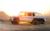 The Mercedes-AMG G 63 6x6 is six-wheel drive and low range gearing
