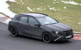 no title 2014 Mercedes-Benz GLA - latest spy shots