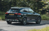 mercedes glc review 2023 05 cornering rear mercedes glc review 2023 05 cornering rear