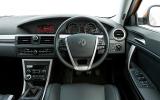 Dials are clear and the steering wheel is of a comfortable width MG6 dashboard