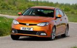 The MG 6 combines a comfortable ride with good body control MG6 cornering