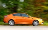 The gearbox is only just about adequate, being precise but notchy MG6 side profile