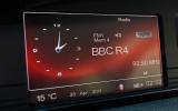 The dash-mounted screen becomes a parking camera on top models MG 6 infotainment system