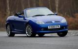 MG TF cornering