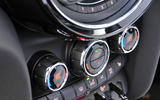 Mini Cooper climate controls