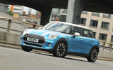 Mini Cooper cornering