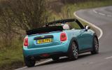 Mini Convertible rear cornering