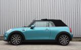 Mini Convertible opened sunroof