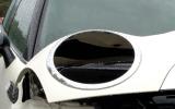 Bonnet leaves the headlight behind when it's lifted Mini Clubman bonnet