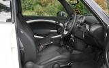 The driver gets the best seat in the house: comfortable, supportive and roomy Mini Clubman interior