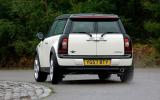 The suspension is not only harsh but also rather noisy Mini Clubman rear cornering