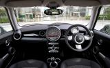 Big dashboard loses a little of the small car feel Mini Hatch dashboard