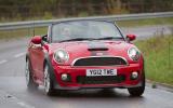 Mini Roadster cornering