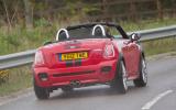 Mini Roadster rear cornering