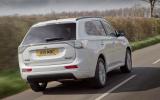 Mitsubishi Outlander PHEV rear quarter