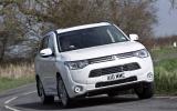 Mitsubishi Outlander PHEV cornering