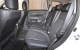 Mitsubishi Outlander PHEV rear seats