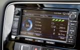 Mitsubishi Outlander PHEV infotainment system