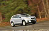 Mitsubishi ASX hard cornering