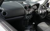Some of the materials are a bit cheap, but it's generally fine in here Mitsubishi Colt interior