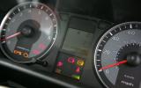 As with the rest of the dash, the instruments are clear if unimaginative Mitsubishi Colt instrument cluster