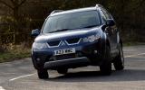 The Outlander's ride is generally composed Mitsubishi Outlander cornering