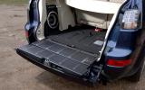 Split tailgate can fold down to ease loading; supports up to  200kg Mitsubishi Outlander boot space