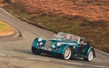 morgan plus 8 21 front cornering