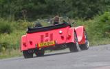 Morgan Plus 8 rear cornering