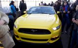 Ford Mustang on top of the world