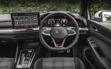 New Volkswagen Golf GTI interior closeup