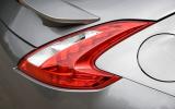 Boomerang-shaped rear lights are one of the 370Z’s most distinctive styling features Nissan 370Z rear light