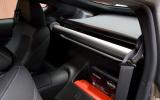Storage space behind the seats is limited but will house emergency essentials Nissan 370Z storage space